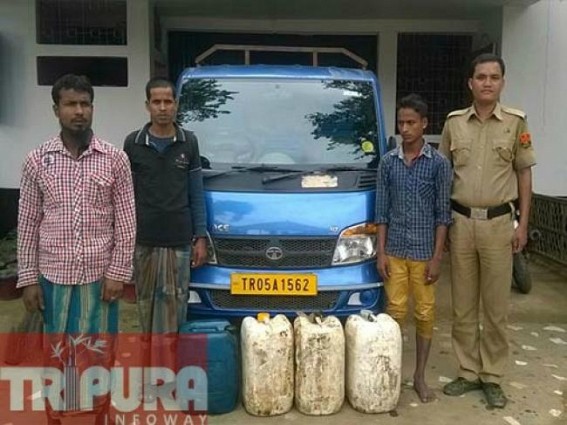 Three miscreants sent to 14 day’s Jail on charge of fuel theft Three miscreants sent to 14 day’s Jail on charge of fuel theft